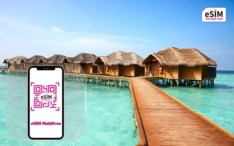 eSIM Maldives DhiMobile 5G giúp du khách chủ động Internet, kết nối nhanh gọn suốt hành trình Maldives.